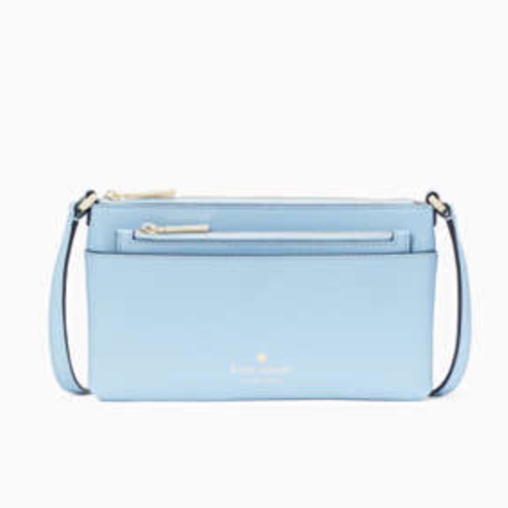 Kate Spade Sadie Crossbody Set in Saffiano Leather, light blue - ❤️ NEW